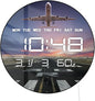 Timethink 12'' Airplane Digital Wall Clock Large Display, Aviation Electric by Timethink