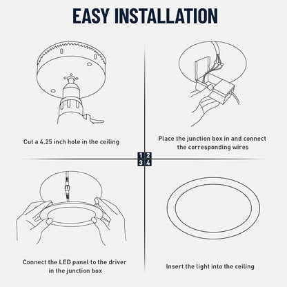 12 Pack Recessed Lighting 4 Inch - Image 6