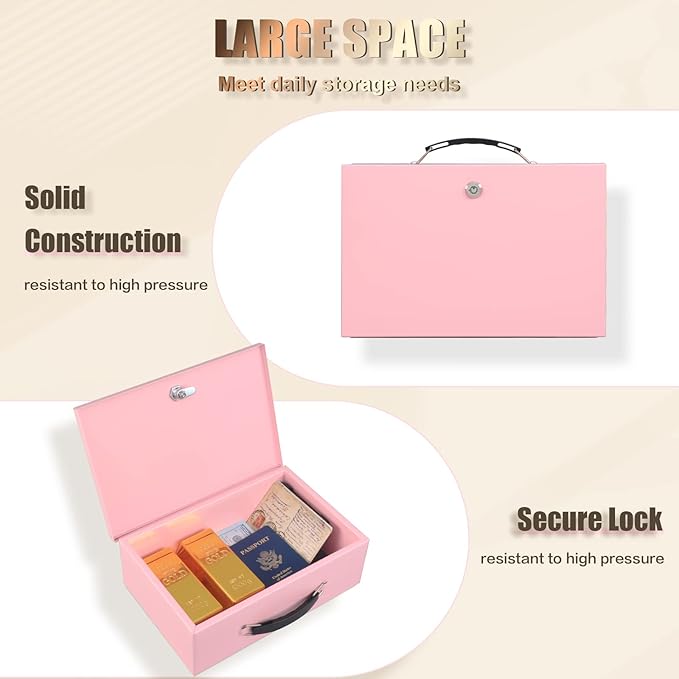 xydled Fire Resistant Safe Fire Safe Box - Image 2