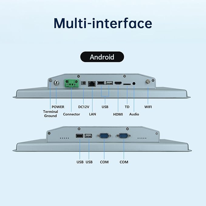 15.6-Inch Touchscreen Monitor, Ratio 16:9 Embedded Industiral Touch Screen - Image 6