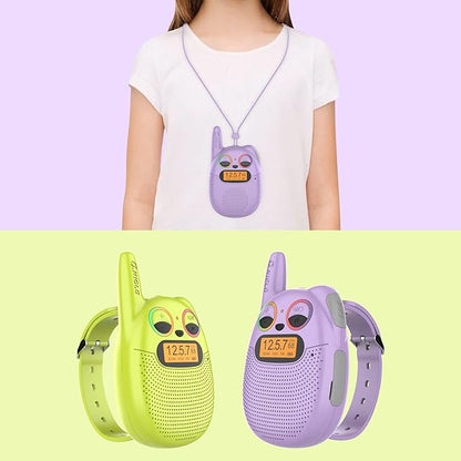 Qniglo Walkie Talkies for Kids Rechargeable 2 Pack, Christmas Birthday Gifts - Image 2