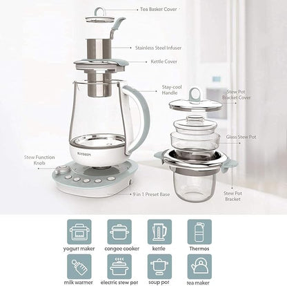 BUYDEEM K2683 Health-Care Beverage Tea Maker and Kettle, 9-in-1 Programmable - Image 2