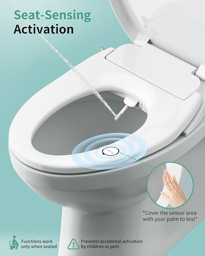 SR SUN RISE Electric Bidet Toilet Seat Elongated - Image 6