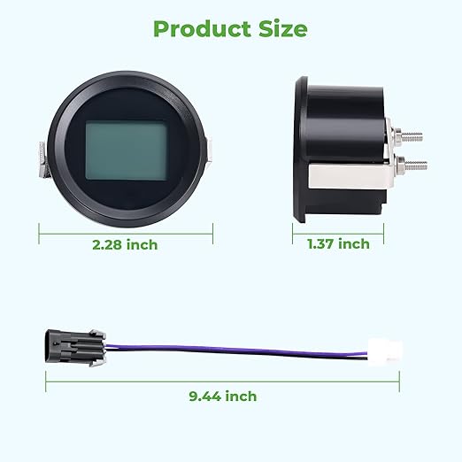 10L0L Golf Cart Battery Monitor Meter - Image 6