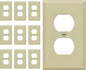 Duplex Wall Plates Kit by Enerlites 8821-I Home Electrical Outlet Cover by Enerlites