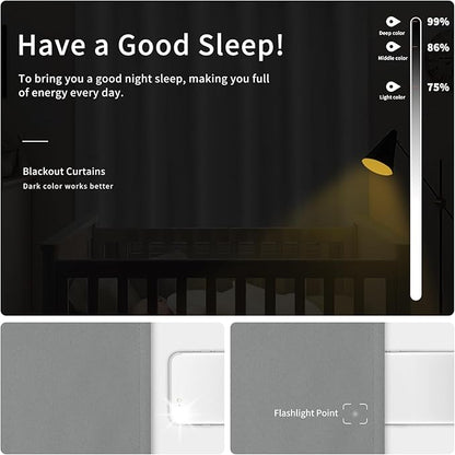 Easy-Going Blackout Curtains for Bedroom, Solid Thermal Insulated Grommet and - Image 2