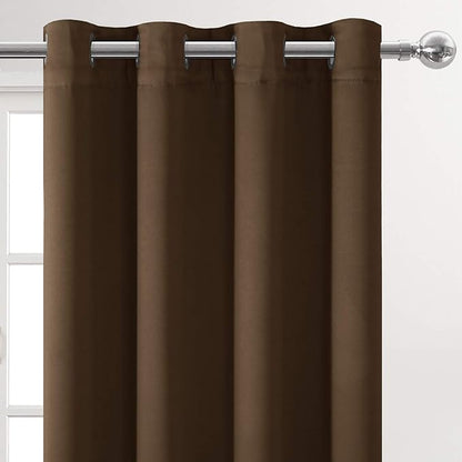 DWCN Black Out Curtains 84 Inch Long 2 Panels, Thermal Light Blocking Room - Image 5