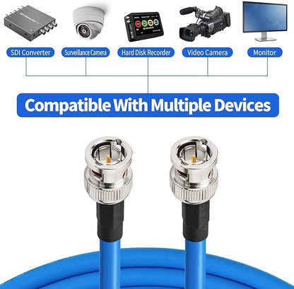 Superbat SDI Cable 50ft BNC Cable 75 Ohm Belden 1694A 3G/6G/12G SDI Camera Wire - Image 4
