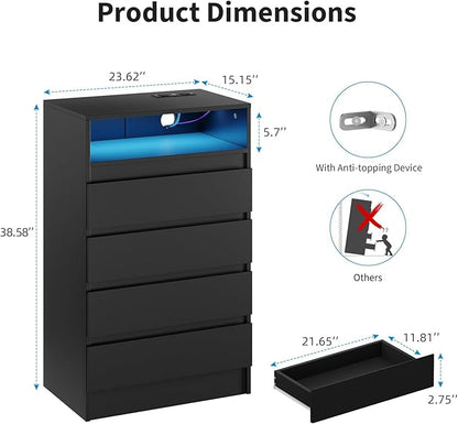 Garvee 4 Drawer Double Dresser - Image 2