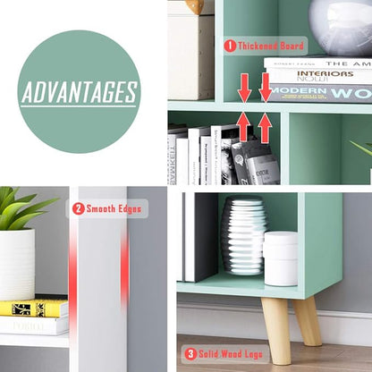 IOTXY Wooden Open Shelf Bookcase - Image 6