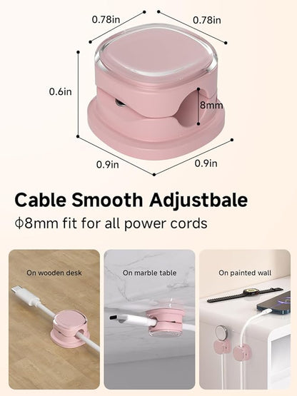 Magnetic Cable Clips, Adjustable Cord Holder Management, Adhesive Wire Keeper - Image 3