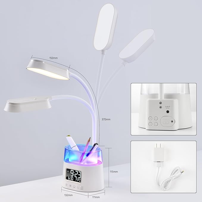 Led Desk Lamp with Pen Holder, Touch Lamps - Image 5