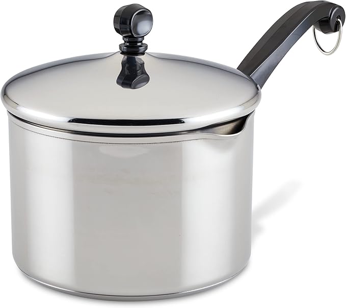Farberware Classic Stainless Steel 3-Quart Covered Straining Saucepan - Image 11