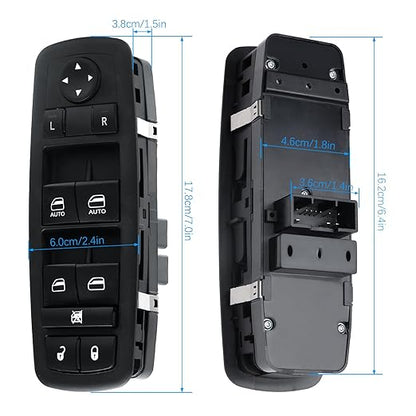 WUANGKI Master Power Window Control Switch | Front Driver Side | 11 Pins | - Image 2