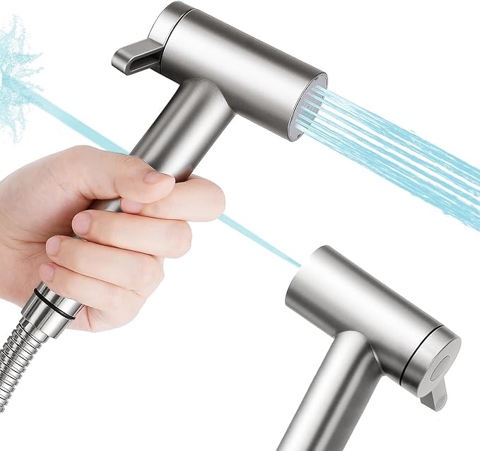 Handheld Bidet Sprayer for Toilet, Adjustable Water Pressure Control Rotary by bdjmfaucet