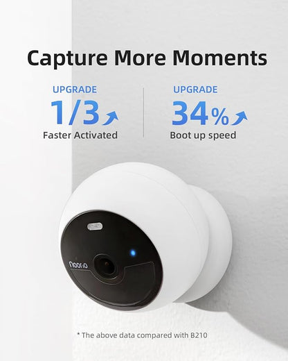 Noorio B211 Security Camera Indoor Outdoor Wireless 2K+ Bluetooth Camera - Image 4