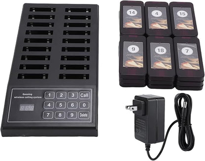 Luocute Wireless Calling System, 18 Receivers 1 Transmitter Channel 30-100m - Image 7
