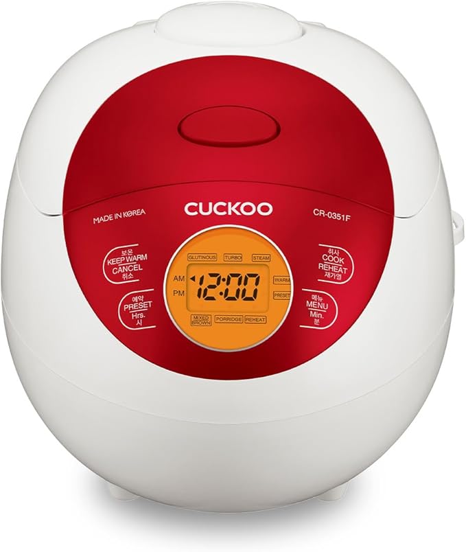 CUCKOO Micom Rice Cooker 3 Cup Uncooked / 6 Cup Cooked, Korean Fuzzy Logic Rice by CUCKOOElectronicsAmerica