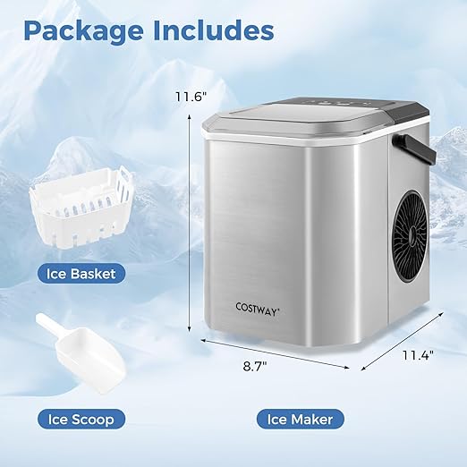 COSTWAY Countertop Ice Maker - Image 6