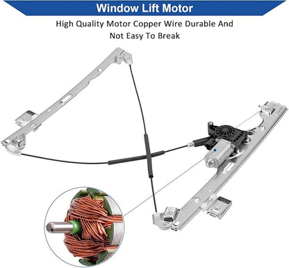 Obaee 741-442 Front Left Driver Side Power Window Regulator - Image 5