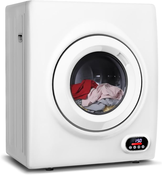 3.5 Cu.Ft Portable Clothes Dryer - 1500W Clothes Dryer by Feelfunn