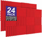 Foam Factory Inc 24 Pack Color Acoustic Foam Panel Studio Soundproofing Wedge by Unknown