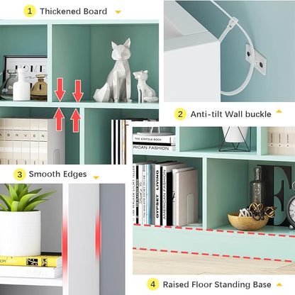 IOTXY Open Shelf Low Bookcase - Image 4