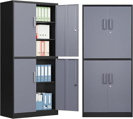 MIIIKO Metal Garage Storage Cabinet by MIIIKOOfficeFurniture