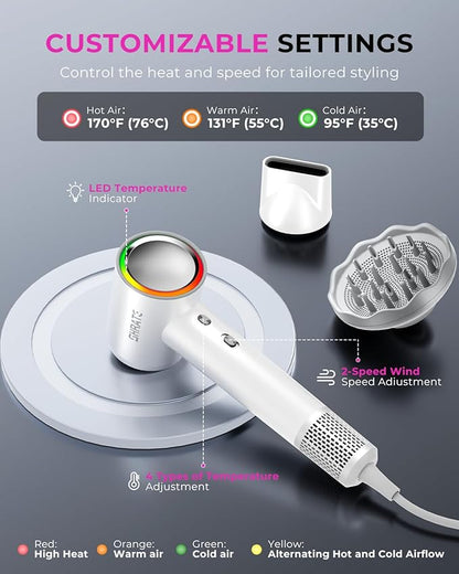 SHRATE Professional High Speed Ionic Hair Dryer | Ultra-Fast Drying | 500 - Image 8