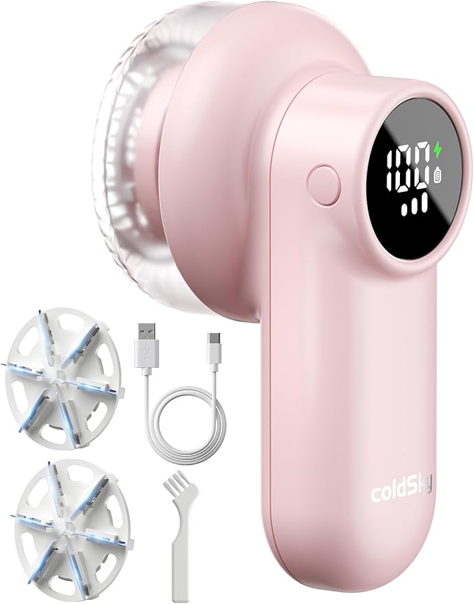 coldSky Rechargeable Fabric Shaver, Lint Shaver by Fabricshaver