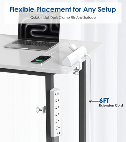 Jgstkcity Desk Clamp Power Strip USB C, 40W Total Fast Charging Station - Image 6