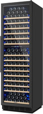 200 Bottle Dual Zone Wine Fridge, 24 Inch Large Wine Cooler Refrigerator by MZAVP