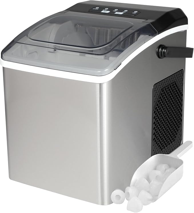 Koolatron Countertop Ice Maker – Maquina para Hacer Hielo en Casa, Nugget Ice by Koolatron