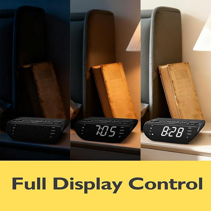 MangoKit FM Radio with Bluetooth 5.3, Dual Alarm Clock - Image 5