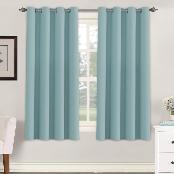 H.VERSAILTEX Window Treatment Blackout Thermal Insulated Room Darkening Solid by HVERSAILTEX