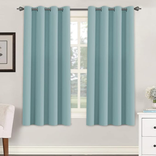 H.VERSAILTEX Window Treatment Blackout Thermal Insulated Room Darkening Solid by HVERSAILTEX