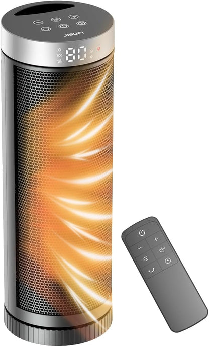Ceramic Space Heater, Portable Indoor Heater by JIBUFI