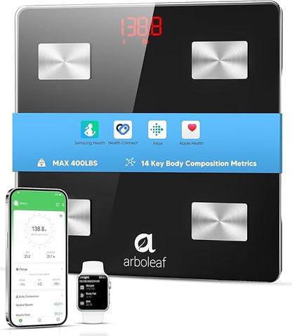 arboleaf Smart Scale for Body Weight and Fat, Body Composition Analyzer by arboleaf