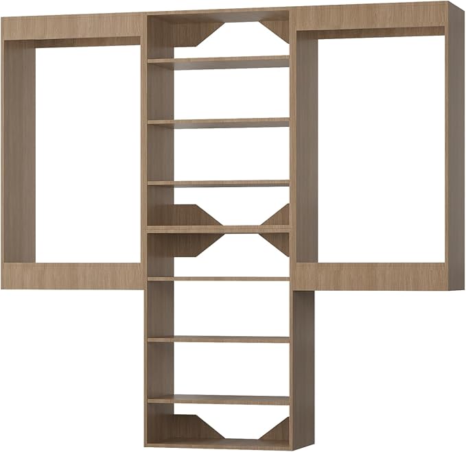 Modular Closet System, Wood Tower Closet Storage - Image 9