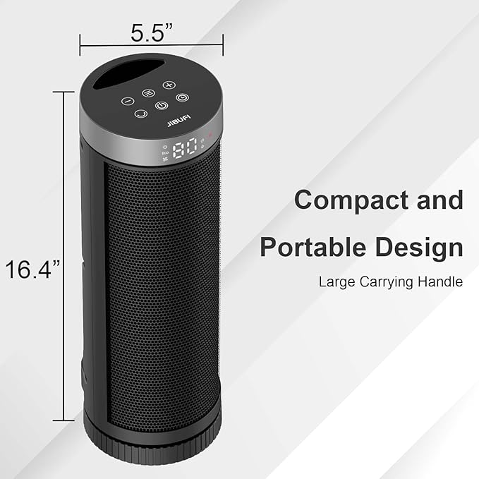 Ceramic Space Heater, Portable Indoor Heater - Image 7