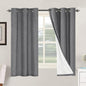 H.VERSAILTEX Primitive Linen Curtains 100% Blackout Curtain Drapes Burlap by HVERSAILTEX