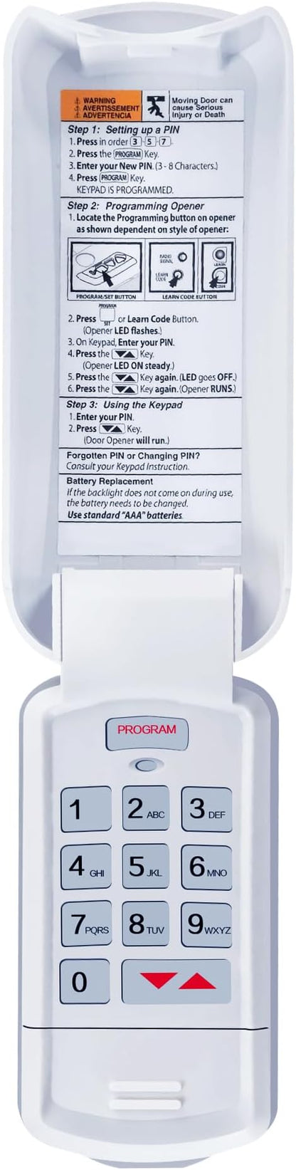 Genie Garage Door Opener Keypad GK-R, Wireless Keyless by ASONPAO