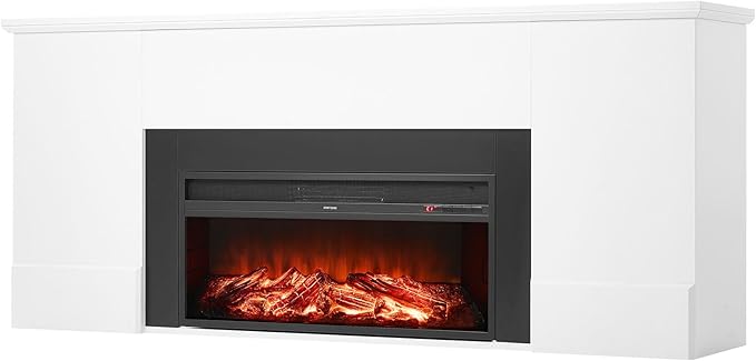 VEVOR 75-Inch Freestanding Fireplace, 1500W 5120 BTU Electric Fireplace Heater - Image 10