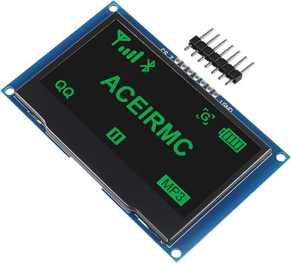 ACEIRMC 2.42 inch 128x64 OLED LCD Display Module SSD1309 7 Pin SPI/IIC I2C - Image 2