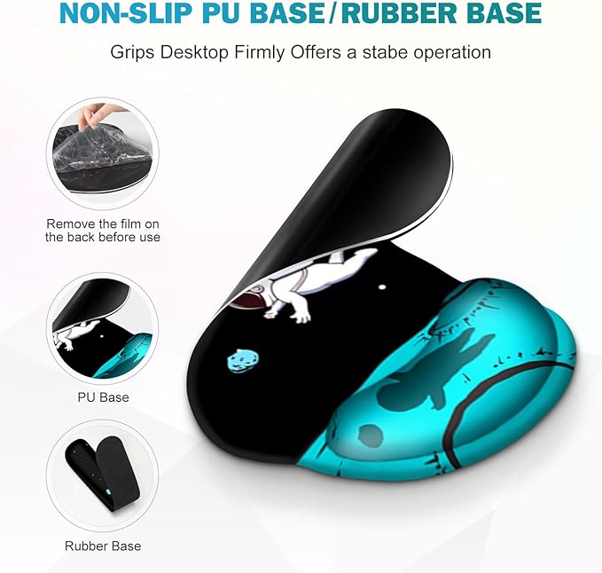 Gaming Mouse Pad, Large Desk Mat, Cute Desk Pad Protector, 4in1 XXL Mousepad + - Image 6