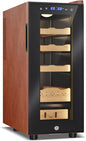 Electric Humidor with Leather-35L Cooling & Heating Humidor, Smart Touch by Velivi