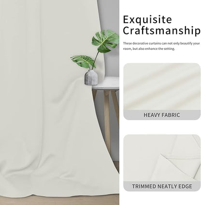 Easy-Going Blackout Curtains for Bedroom, Solid Thermal Insulated Grommet and - Image 5