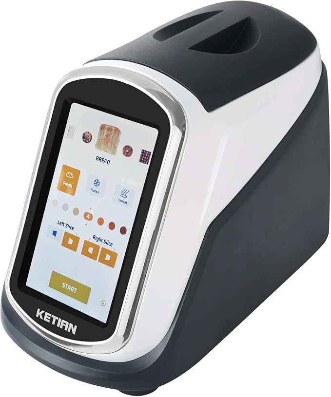 2 Slice Touchscreen Toaster, 2 Wide Slots, Smart Bread Toaster - Image 8