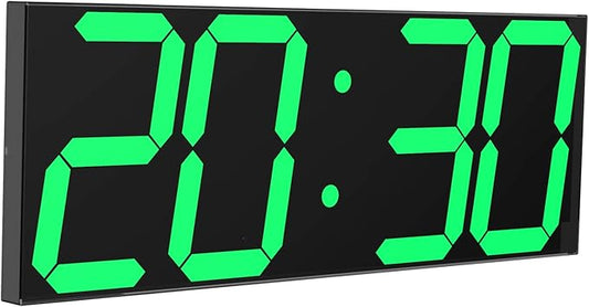 CHKOSDA LED Large Digital Wall Clock, Oversize Wall Clock by CHKOSDA