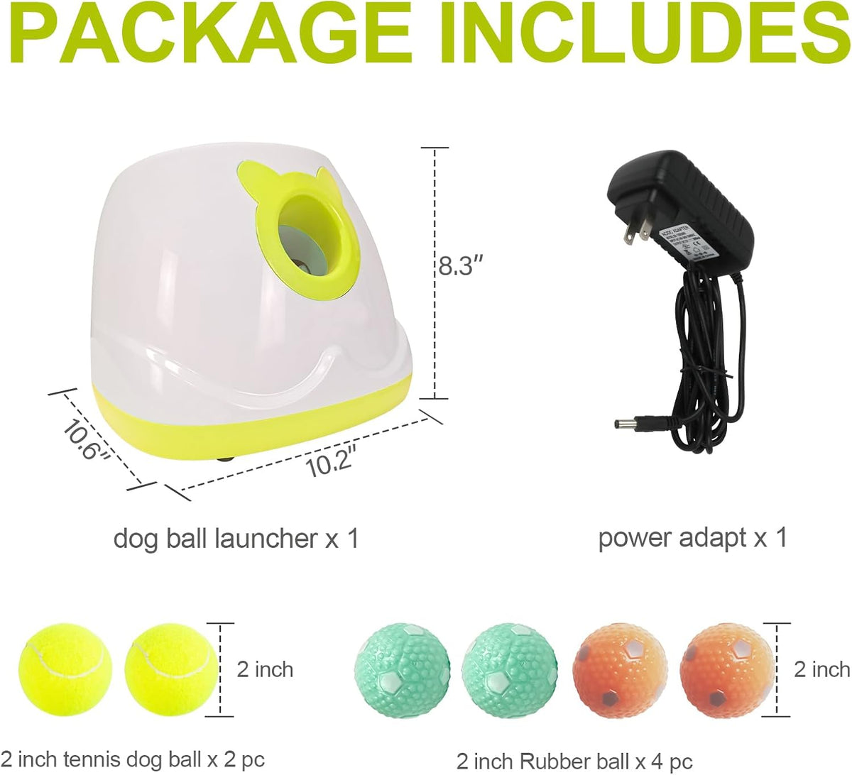 besthls automatic dog ball launcher tennis ball thrower, close-up detail